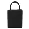 Rear View Of The Black Womens Tote