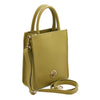 Angled View Of The Green Womens Tote
