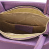 Internal Pocket View Of The Lilac Womens Tote