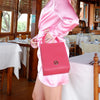 Woman Posing With The Pink Womens Tote