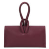 Rear View Of The Bordeaux Womens Leather Clutch