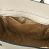 Interior view of the Womens Leather Shopper Bag showcasing spacious compartment and inner organizer.
