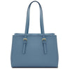 Rear View Of The Denim Womens Shopper Handbag