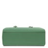 Underneath View Of The Mint Green Womens Shopper Handbag
