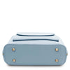 Underneath View Of The Light Blue Womens Small Backpack