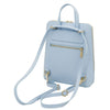 Rear View Of The Light Blue Womens Small Backpack