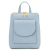 Front View Of The Light Blue Womens Small Backpack