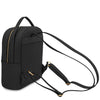 Woven Leather Backpack with a stylish design and practical straps for everyday use.