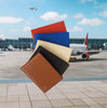 The Versatile Color Range Of The Lizandez Unisex Leather Passport Wallet at Airport