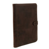 Front Angle View Of The Dark Brown A4 Document Case