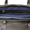 Internal Material Colour View Of The Black Ruga Handbag