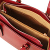 Internal View Of The Red Ruga Handbag