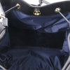 Internal Pocket View Of The Black Bucket Handbag