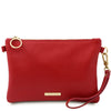 Front View Of The Lipstick Red  Clutch