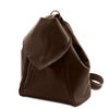 Angled View Of The Dark Brown Stylish Backpack
