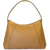 Rear View Of The Tan Leather Hobo Bag