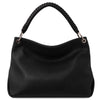 Rear View View Of The Black Handbag For Ladies