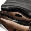 Internal Overall View Of The Black Ladies Leather Bag