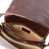 Internal Overall View Of The Brown Ladies Leather Bag