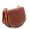 Angled View Of The Honey Ladies Leather Bag