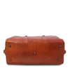 Underneath View Of The Honey Islander Leather Travel Bag