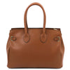 Rear View Of The Cognac Ladies Handbag