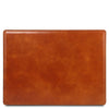 Front View Of The Honey Leather Desk Pad