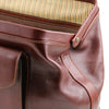 Side View Of The Brown Leather Doctors Bag