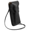 Side View Of The Black Large Luxury Glasses Case