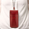Strap View Of The Red Large Luxury Glasses Case