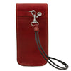 Rear View Of The Red Large Luxury Glasses Case