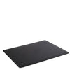 Angled View Of The Black Leather Desk Pad