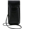 Front View Of The Black Large Luxury Glasses Case