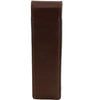 Rear View Of The Brown Leather Pen Holder