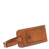 Luggage Tag View Of The Natural Leather Duffle Bag Large