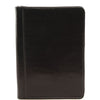 Front View Of The Black Leather A4 Compendium