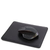 Mouse Pad With Mouse View, Part Of The Black Luxury Leather Desk Set
