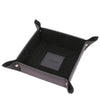 Top View Of The Large Tidy Tray Part Of, The Black Luxury Leather Desk Set