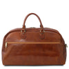 Rear View Of Bag 2 Of The Honey Leather Luggage Set