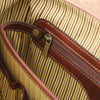 Divider View Of The Brown  Leather Briefcase Bag