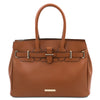 Front View Of The Cognac Maya Ladies Handbag