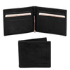 Front View Of The Black Money Clip Card Holder