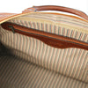 Internal Zip Pocket View Of The Honey Mens Luxury Travel Bag