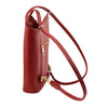 Shoulder Strap View Of The Red Convertible Bag