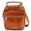 Front View Of The Honey Crossbody Bag Leather