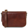 Front View Of The Brown Shoulder Bag For Women