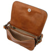 Internal Zip Pocket View Of The Natural Shoulder Bag For Women
