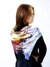 Angled View Of The Model, Modelling The Scarf