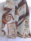 Front View Of The Silk Scarf Womens