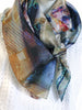 Knotted View Of The Beautiful Silk Scarf